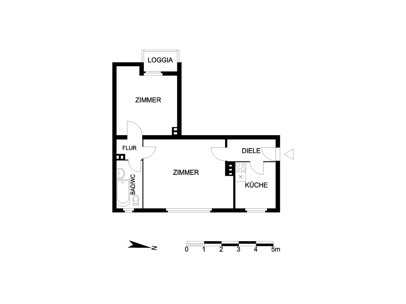 2 room apartment with 51 m² in Berlin – Photo 9