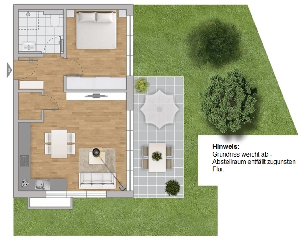 2 Zimmer Wohnung mit 54 m² in Leonberg – Bild 12