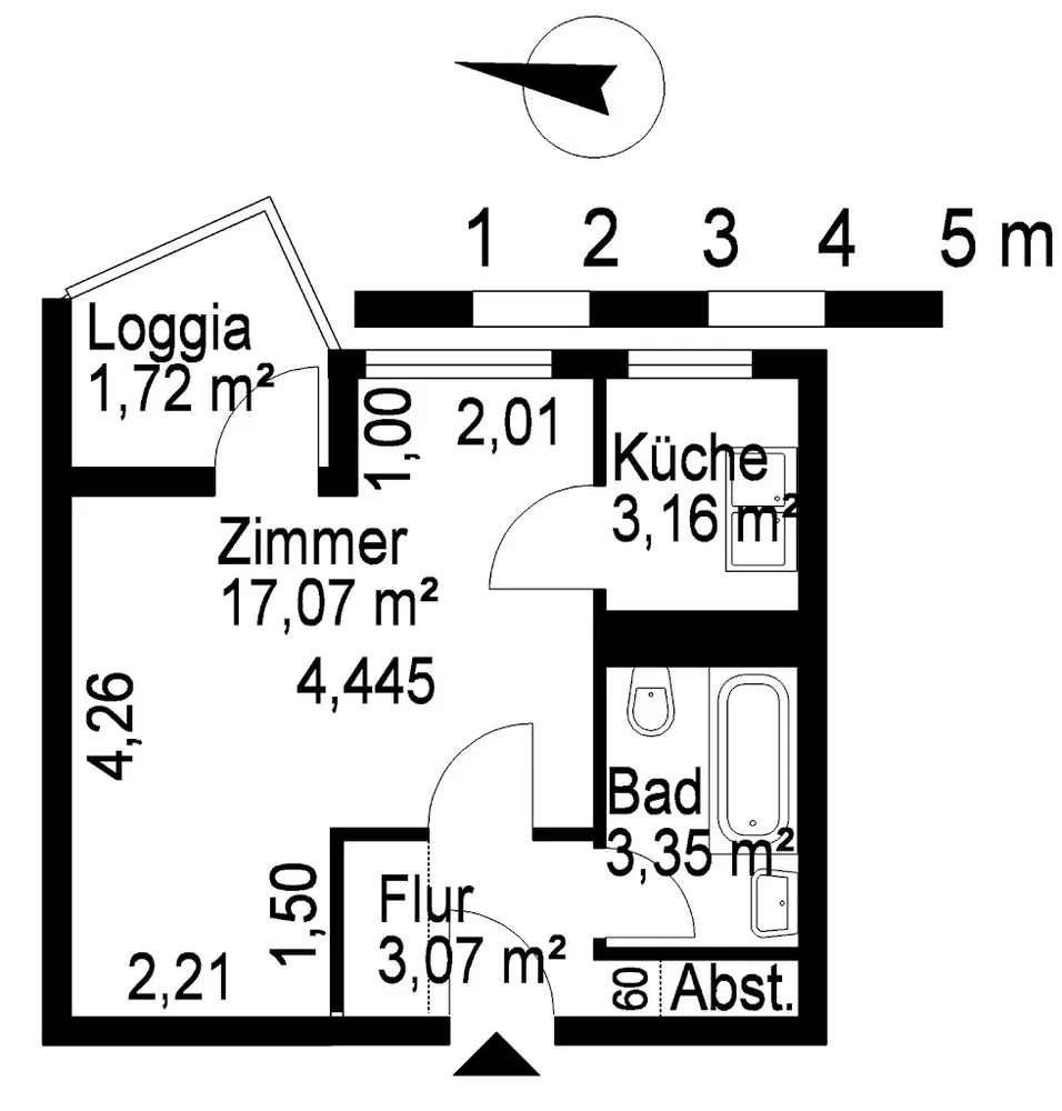 1 Zimmer Wohnung mit 29 m² in Berlin – Bild 12