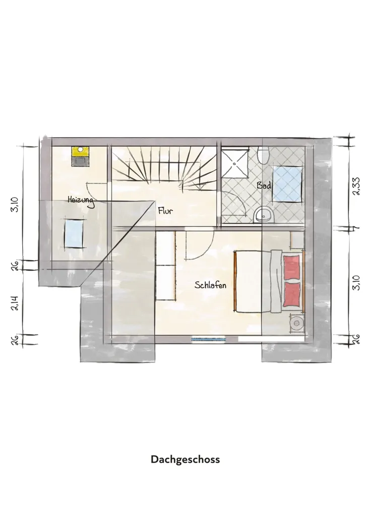 2 Zimmer Wohnung mit 62 m² in Rheine – Bild 6