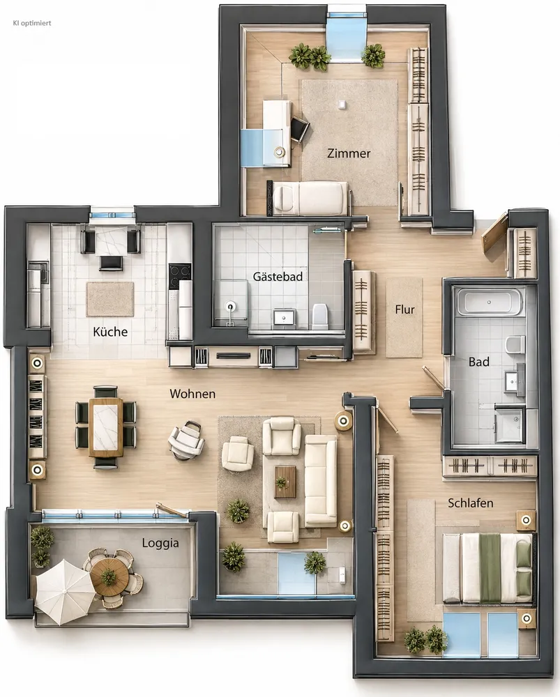 3 Zimmer Wohnung mit 115 m² in Leipzig – Bild 7