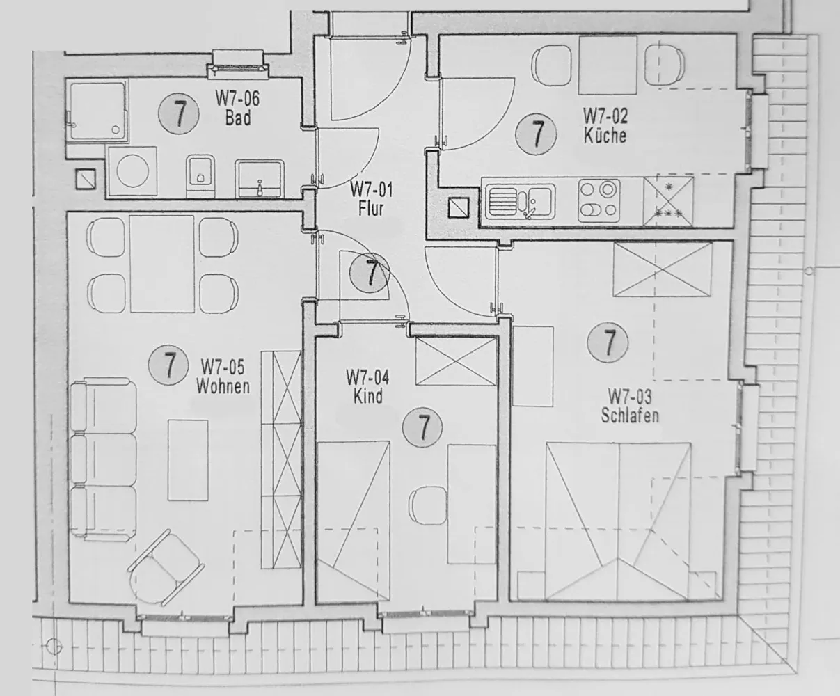 4 Zimmer Wohnung mit 51 m² in Leipzig – Bild 1