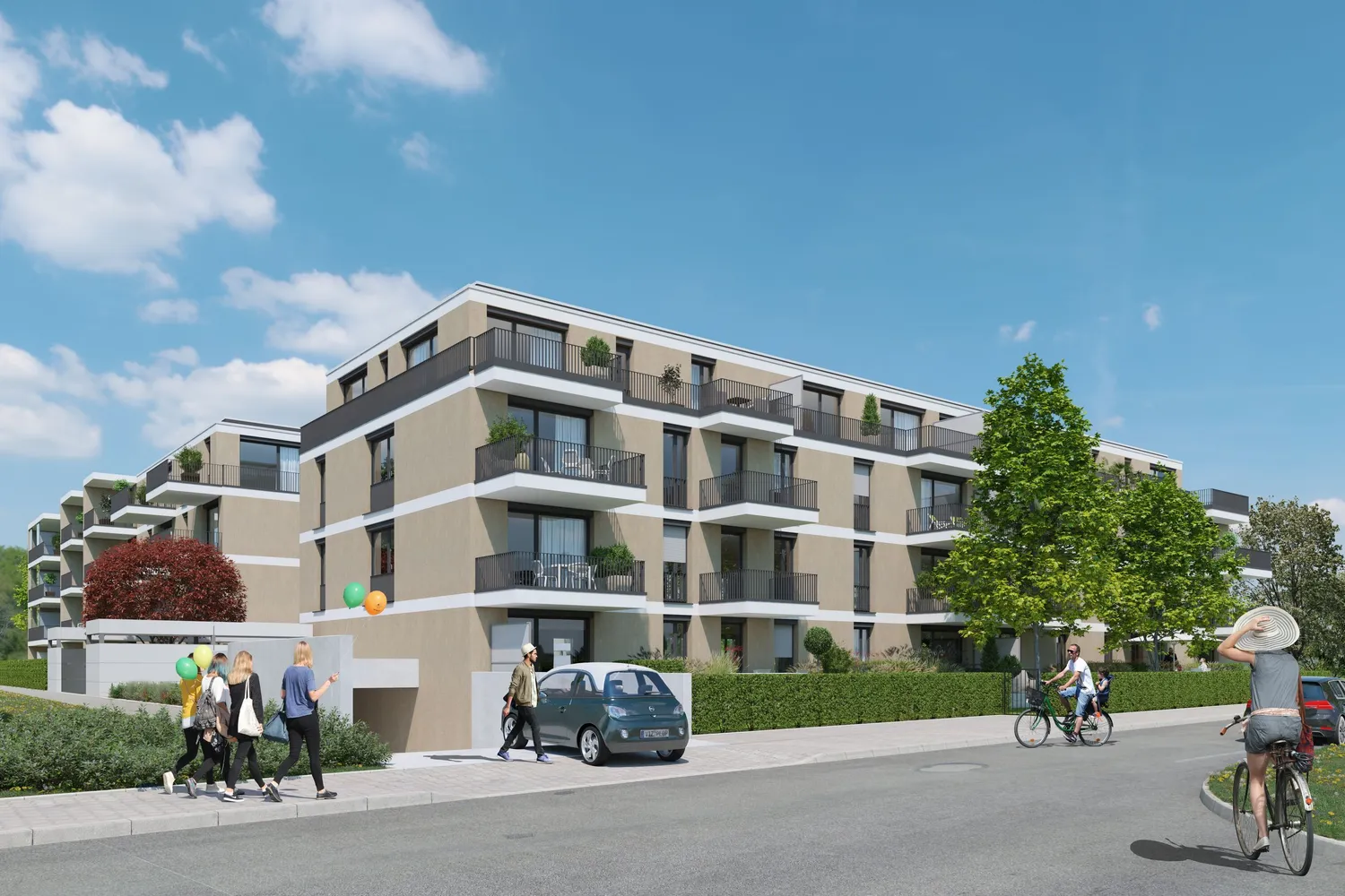 4 Zimmer Wohnung mit 97 m² in Karlsruhe – Bild 1