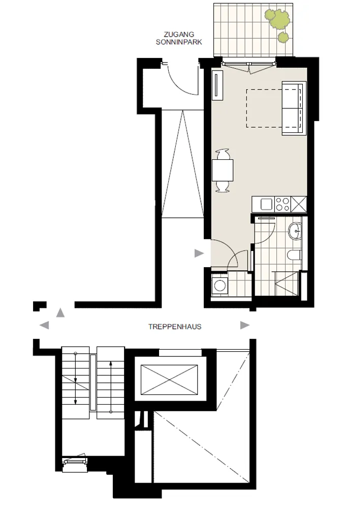 1 Zimmer Wohnung mit 33 m² in Hamburg – Bild 4