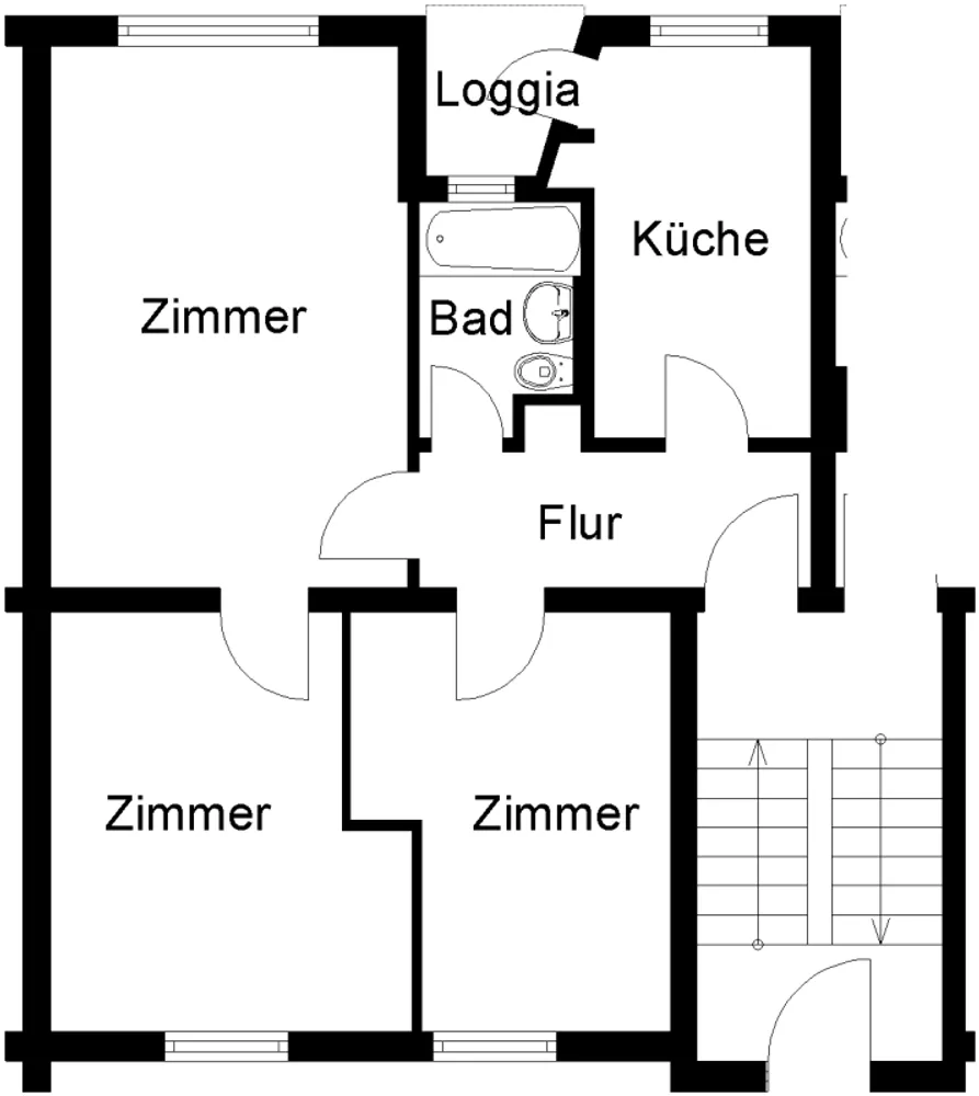 3 room apartment with 64 m² in Osnabrück – Photo 1