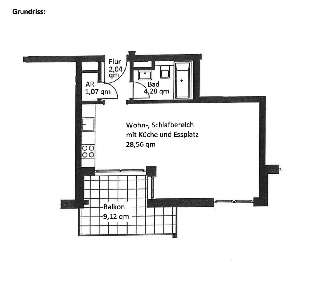 1 Zimmer Wohnung mit 40 m² in Fürth – Bild 5
