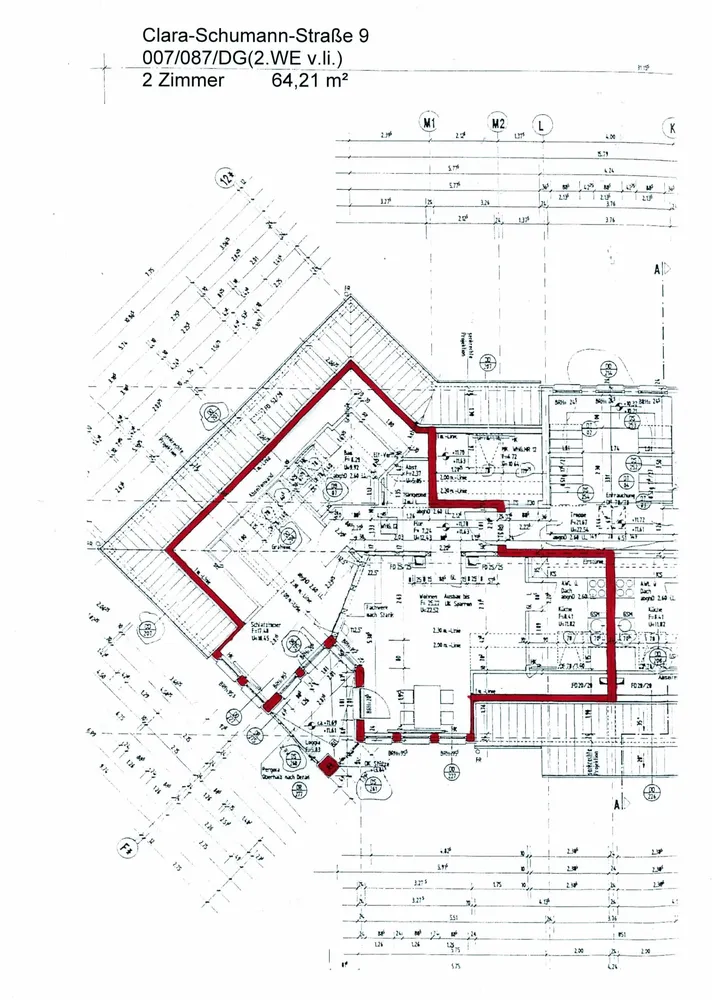 2 Zimmer Wohnung mit 64 m² in Potsdam – Bild 2