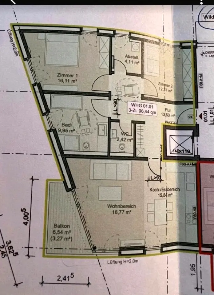 3 Zimmer Wohnung mit 98 m² in Celle – Bild 10
