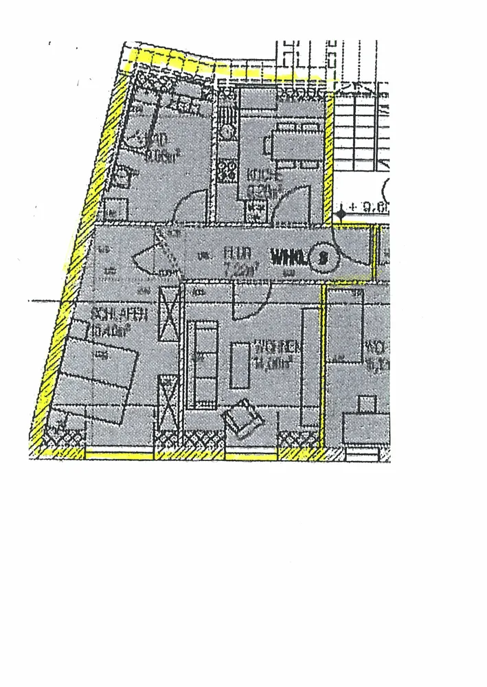 2 room apartment with 56 m² in Bitterfeld-Wolfen – Photo 1