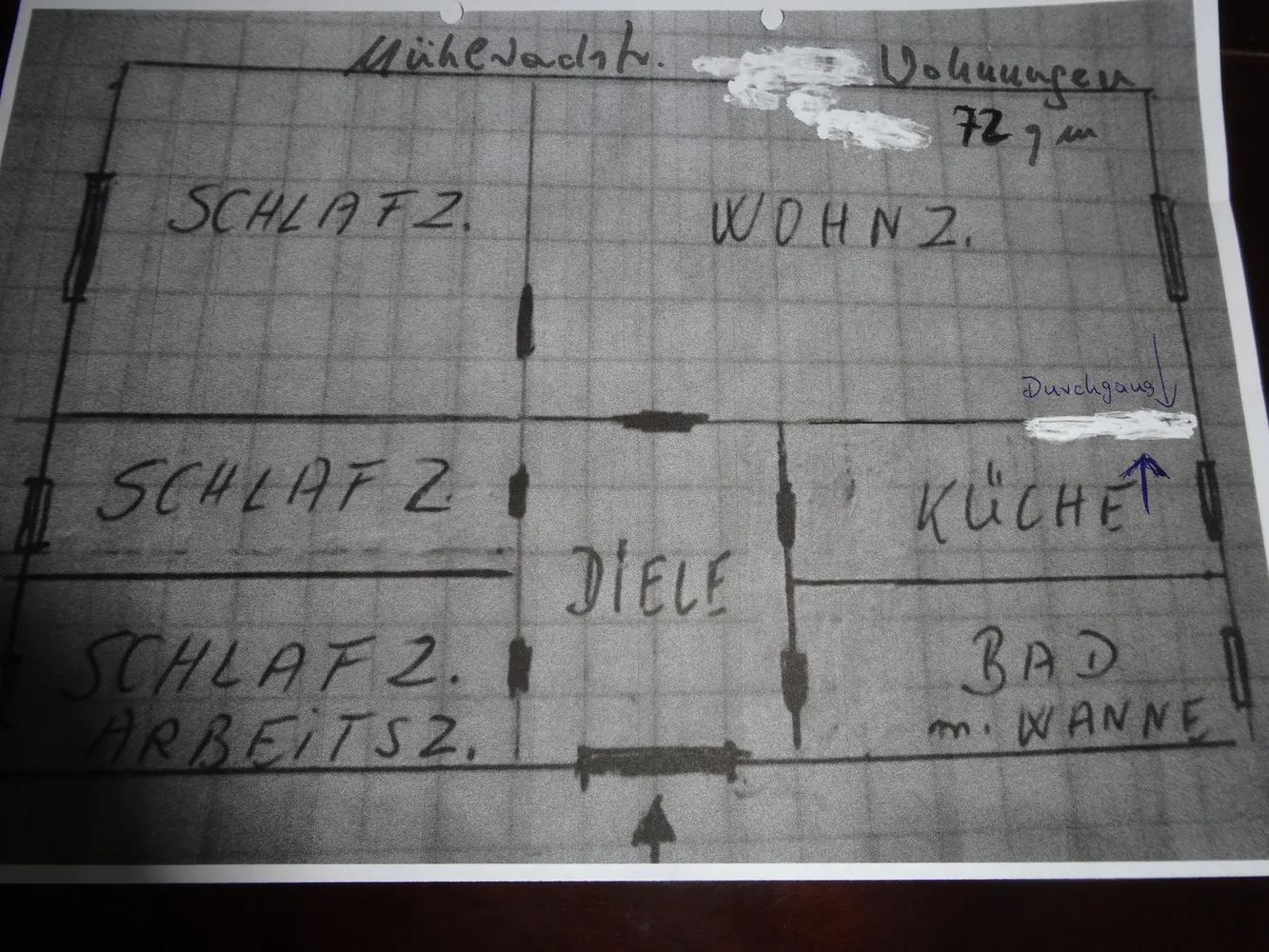 4 Zimmer Wohnung mit 72 m² in Aachen – Bild 2