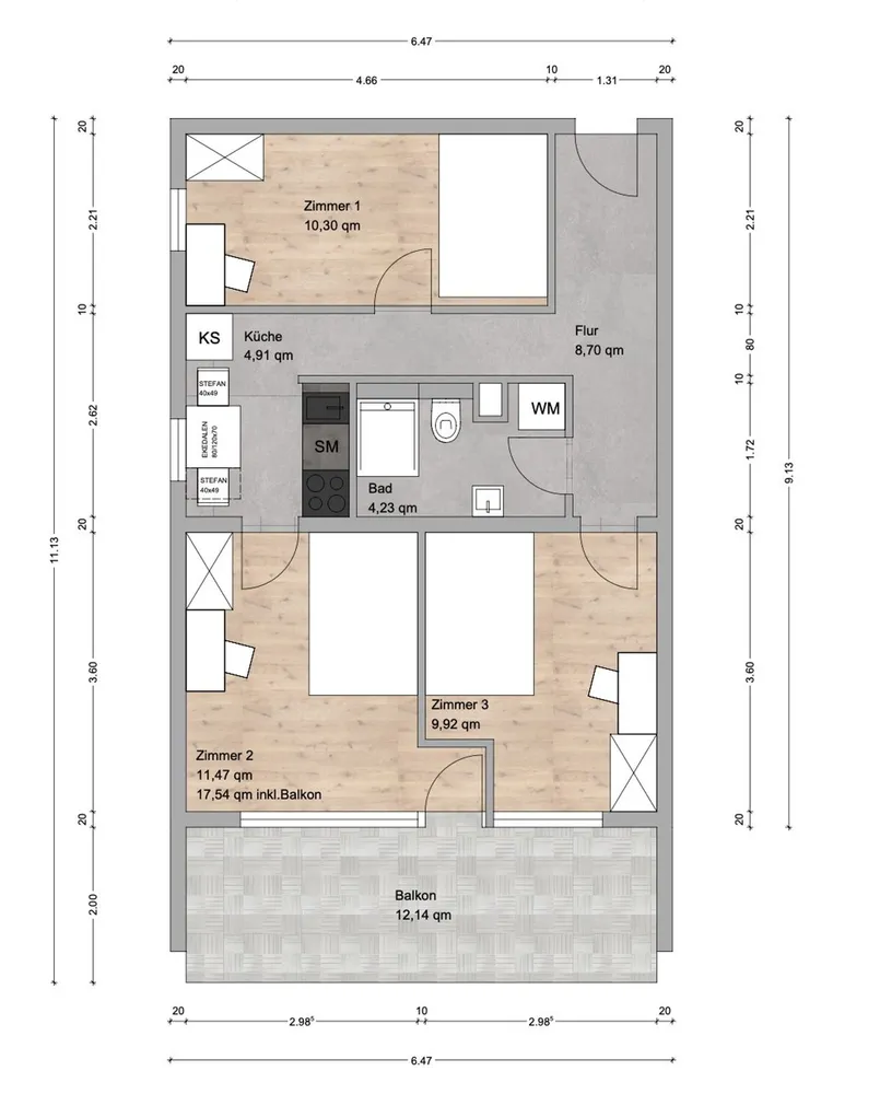 WG-Zimmer mit 10 m² in Erlangen – Bild 5