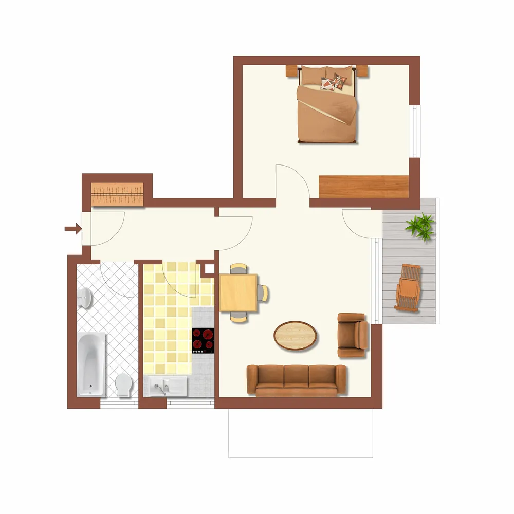 2 Zimmer Wohnung mit 54 m² in Germering – Bild 10