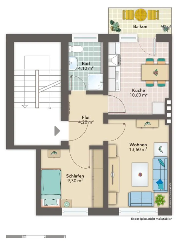 2 Zimmer Wohnung mit 45 m² in Bremen – Bild 8