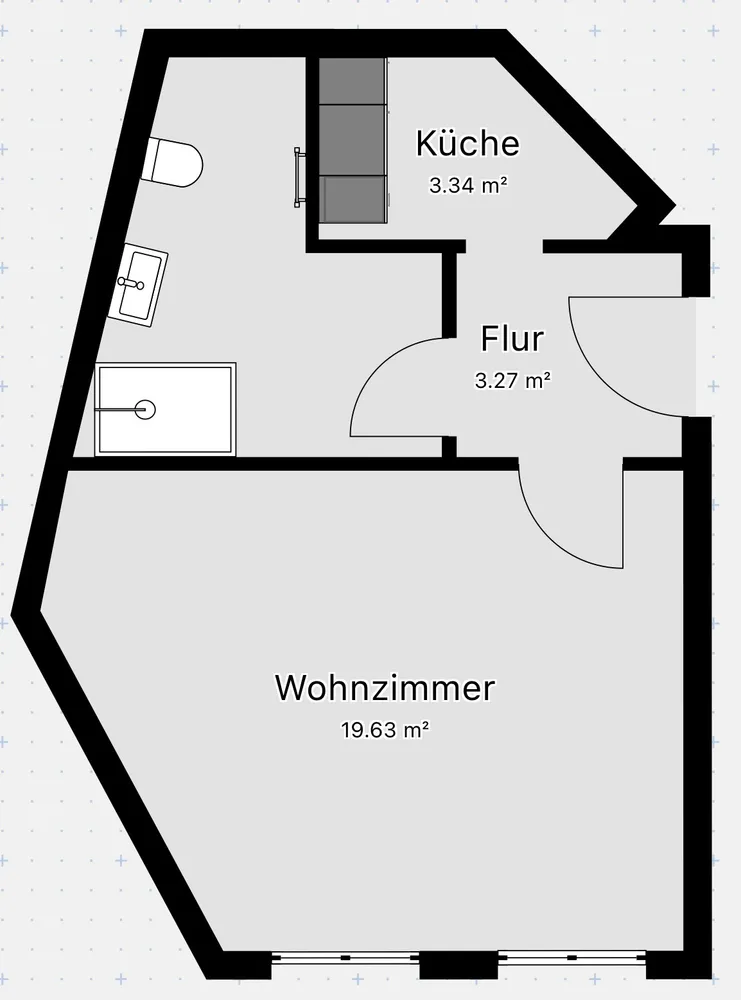 1 Zimmer Wohnung mit 34 m² in Halberstadt – Bild 4