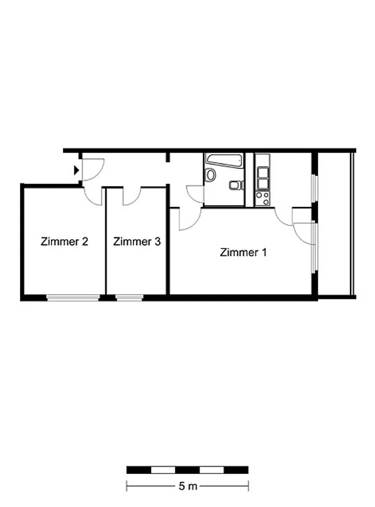 3 Zimmer Wohnung mit 67 m² in Berlin – Bild 2