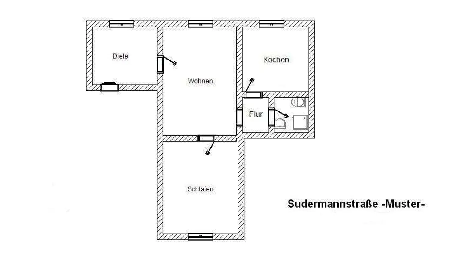 3 Zimmer Wohnung mit 52 m² in Dortmund – Bild 11