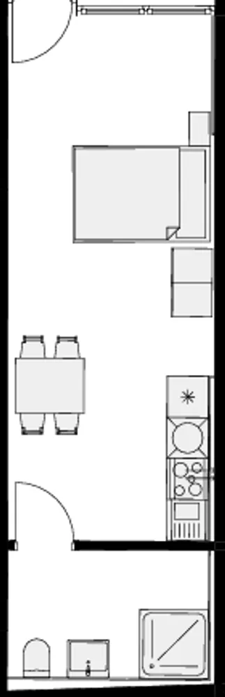 1 room apartment with 35 m² in Cologne – Photo 8
