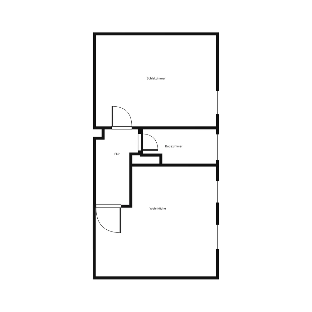 1 room apartment with 31 m² in Brunswick – Photo 6