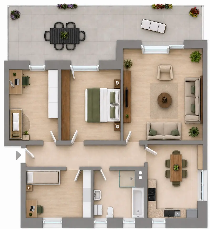 4 Zimmer Wohnung mit 106 m² in Memmingen – Bild 8