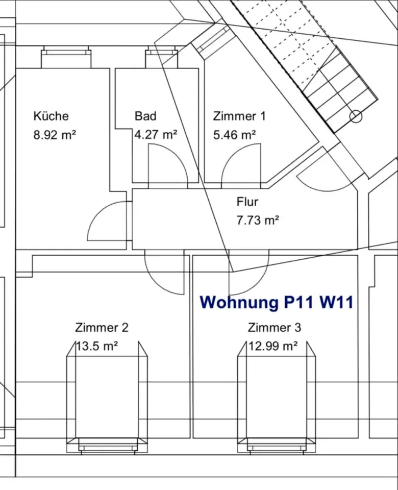 3 Zimmer Wohnung mit 59 m² in Merseburg – Bild 8