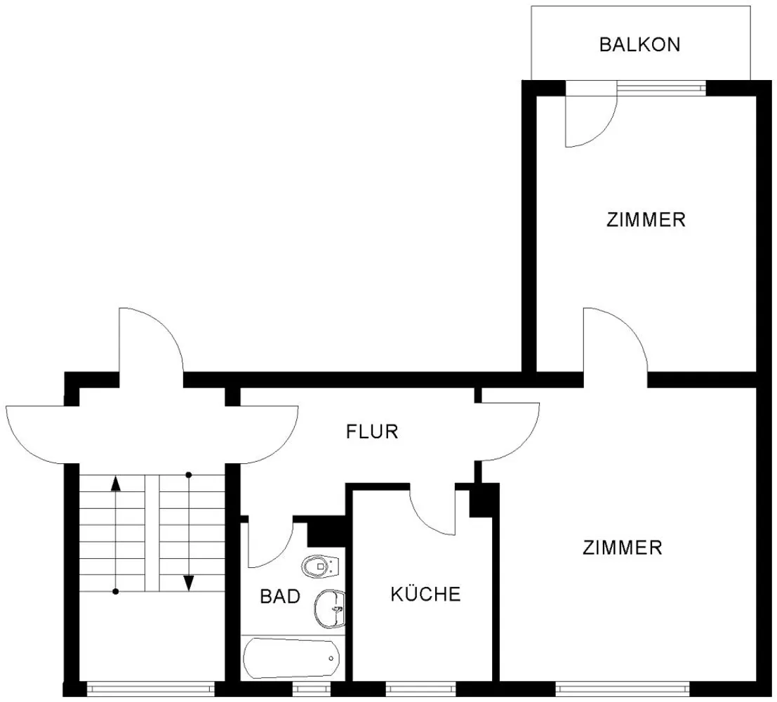 2 Zimmer Wohnung mit 51 m² in Bochum – Bild 3