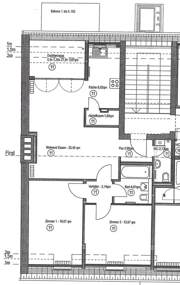 3 room apartment with 80 m² in Munich – Photo 9
