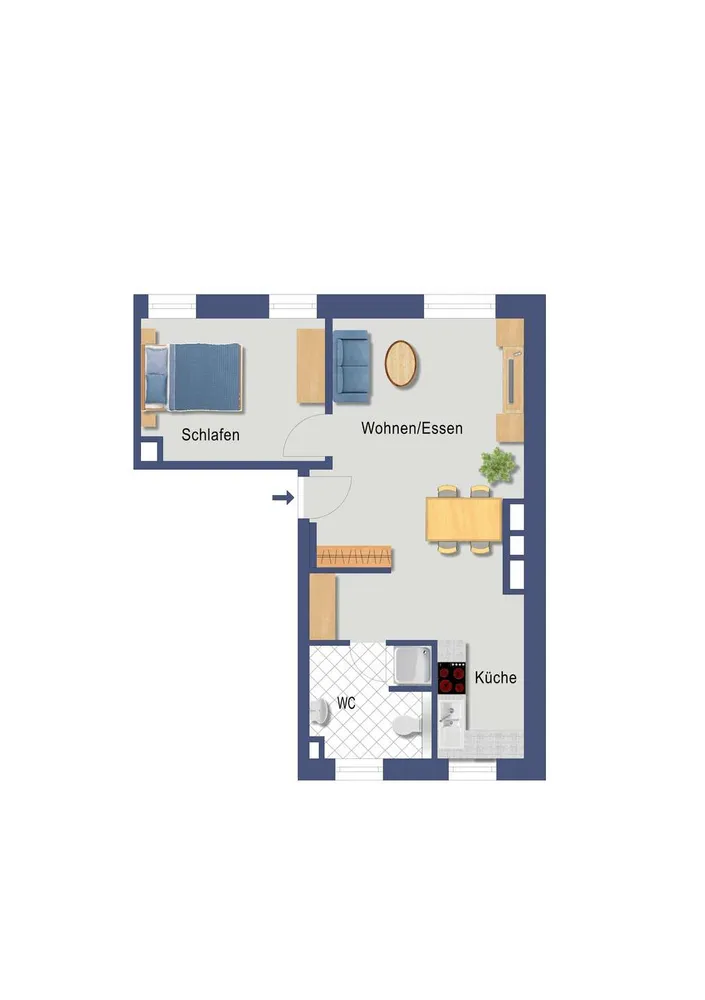 2 Zimmer Wohnung mit 50 m² in Dresden – Bild 8