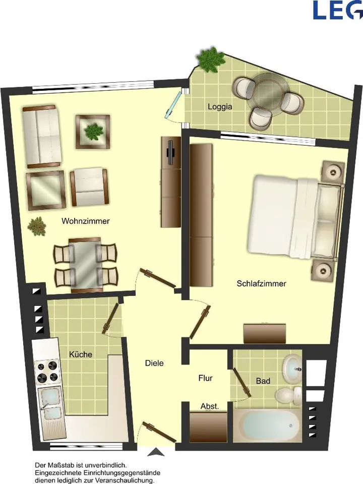 3 Zimmer Wohnung mit 52 m² in Solingen – Bild 5