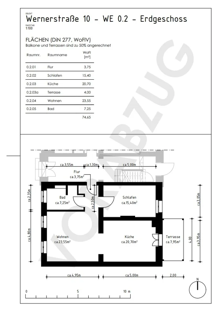2 Zimmer Wohnung mit 75 m² in Cottbus – Bild 4