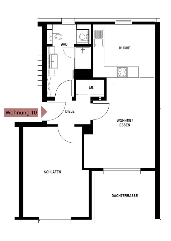 2 Zimmer Wohnung mit 57 m² in Karlsruhe – Bild 6