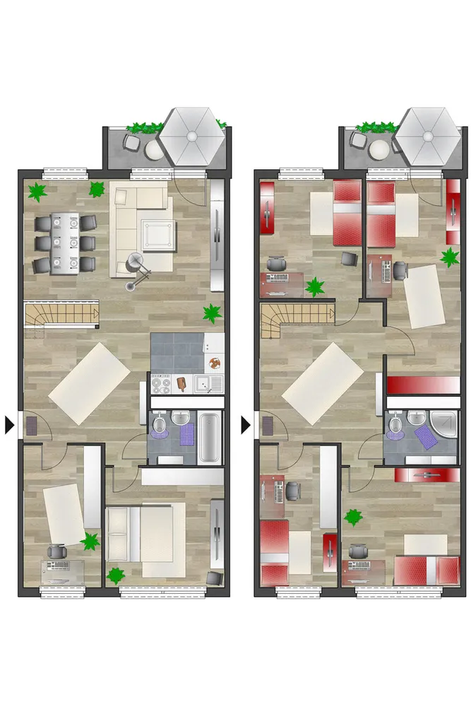 7 Zimmer Wohnung mit 136 m² in Chemnitz – Bild 2
