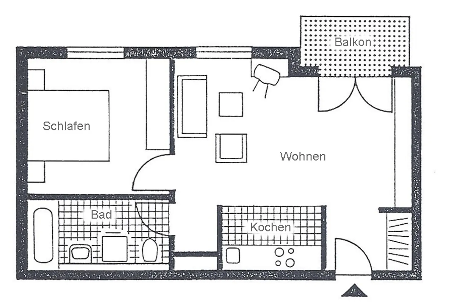 2 room apartment with 48 m² in Dresden – Photo 7