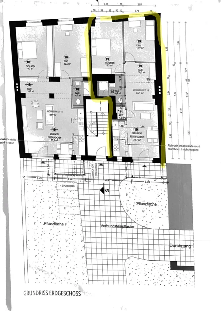 3 Zimmer Wohnung mit 65 m² in München – Bild 3
