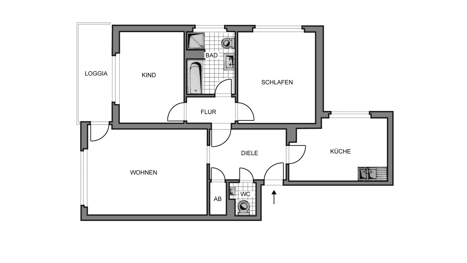 3 room apartment with 82 m² in Bochum – Photo 9