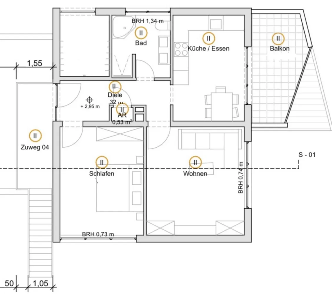 2 Zimmer Wohnung mit 76 m² in Ludwigshafen am Rhein – Bild 4