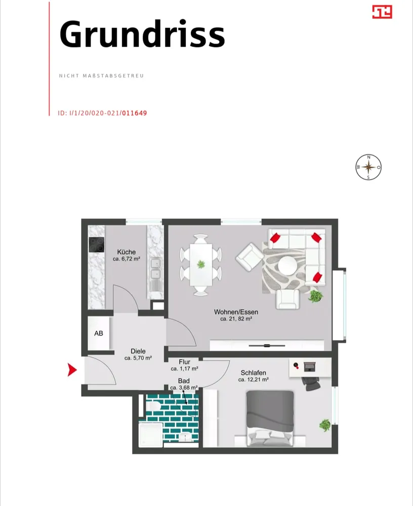 2 Zimmer Wohnung mit 50 m² in München – Bild 9