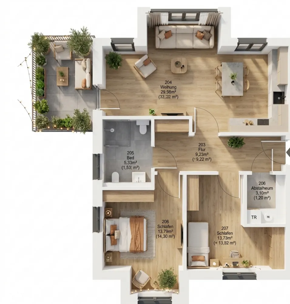 3 Zimmer Wohnung mit 74 m² in Lingen (Ems) – Bild 1