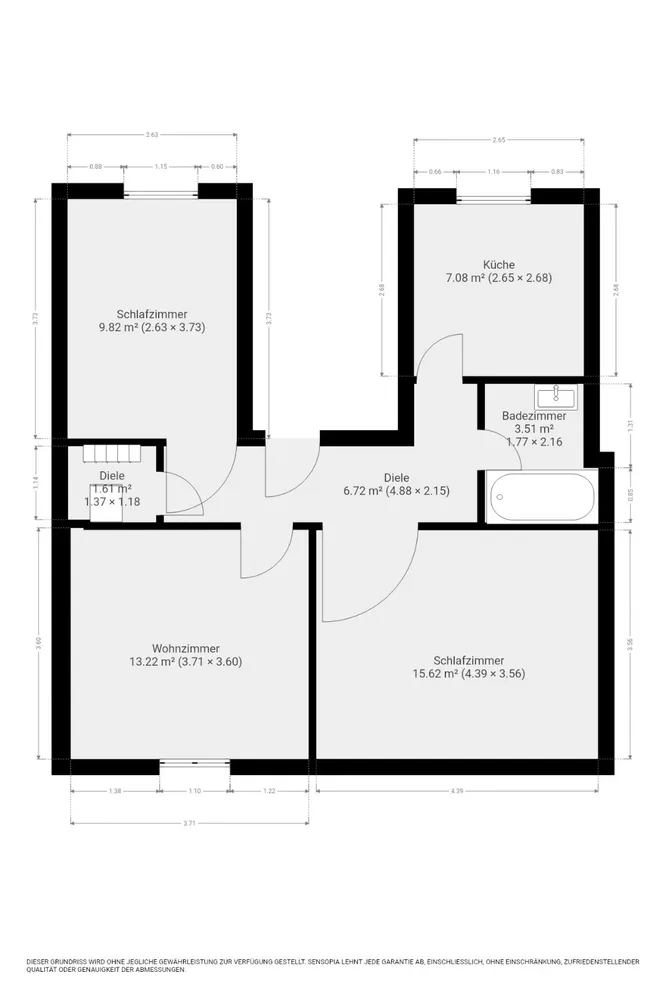 4 Zimmer Wohnung mit 60 m² in Duisburg – Bild 10