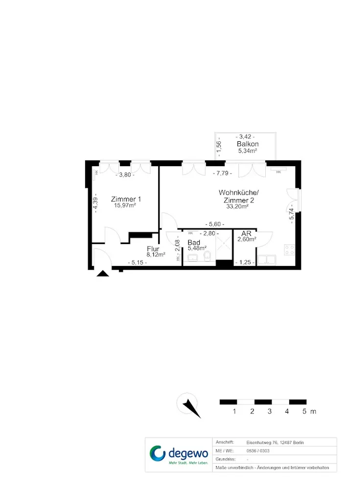 2 Zimmer Wohnung mit 68 m² in Berlin – Bild 5