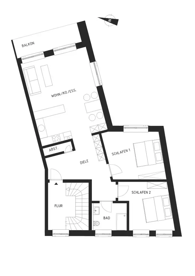 WG-Zimmer mit 91 m² in Rostock – Bild 10