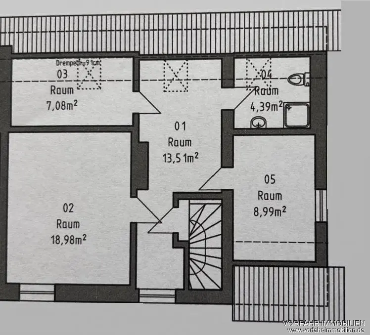 2 Zimmer Wohnung mit 53 m² in Wismar – Bild 6