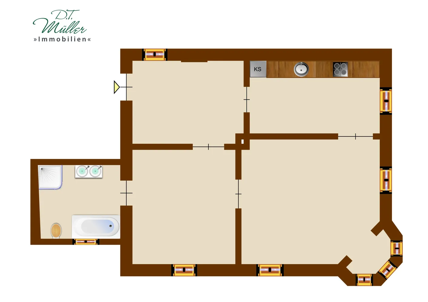 2 Zimmer Wohnung mit 75 m² in Berchtesgaden – Bild 3