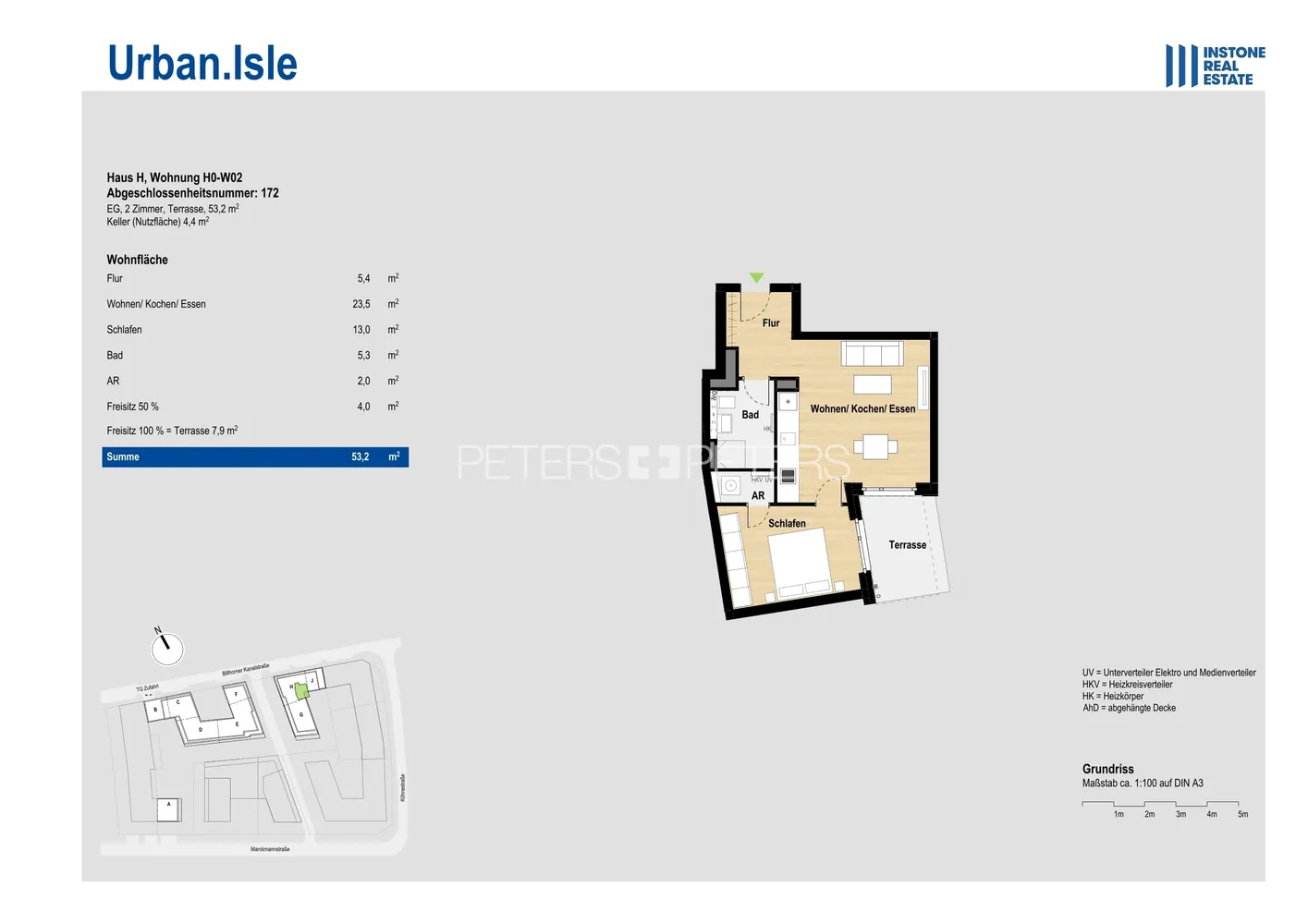 2 Zimmer Wohnung mit 53 m² in Hamburg – Bild 4