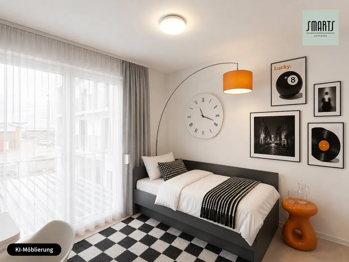 1 Zimmer Wohnung mit 20 m² in Nürnberg – Bild 2