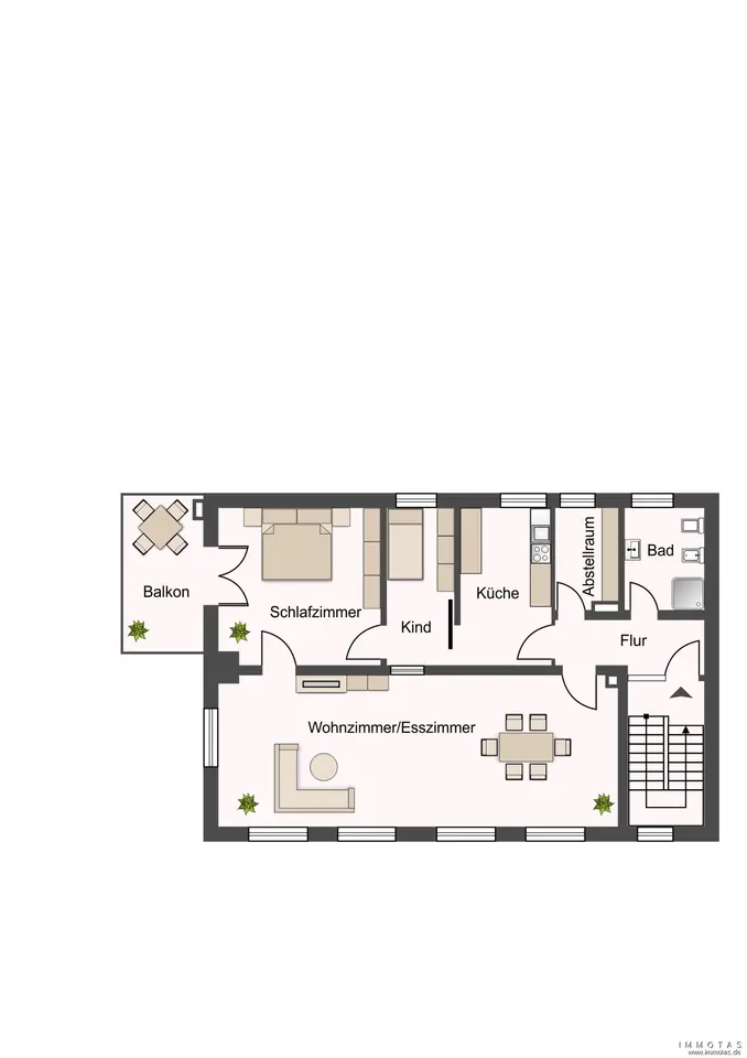 3 Zimmer Wohnung mit 105 m² in Saarbrücken – Bild 7