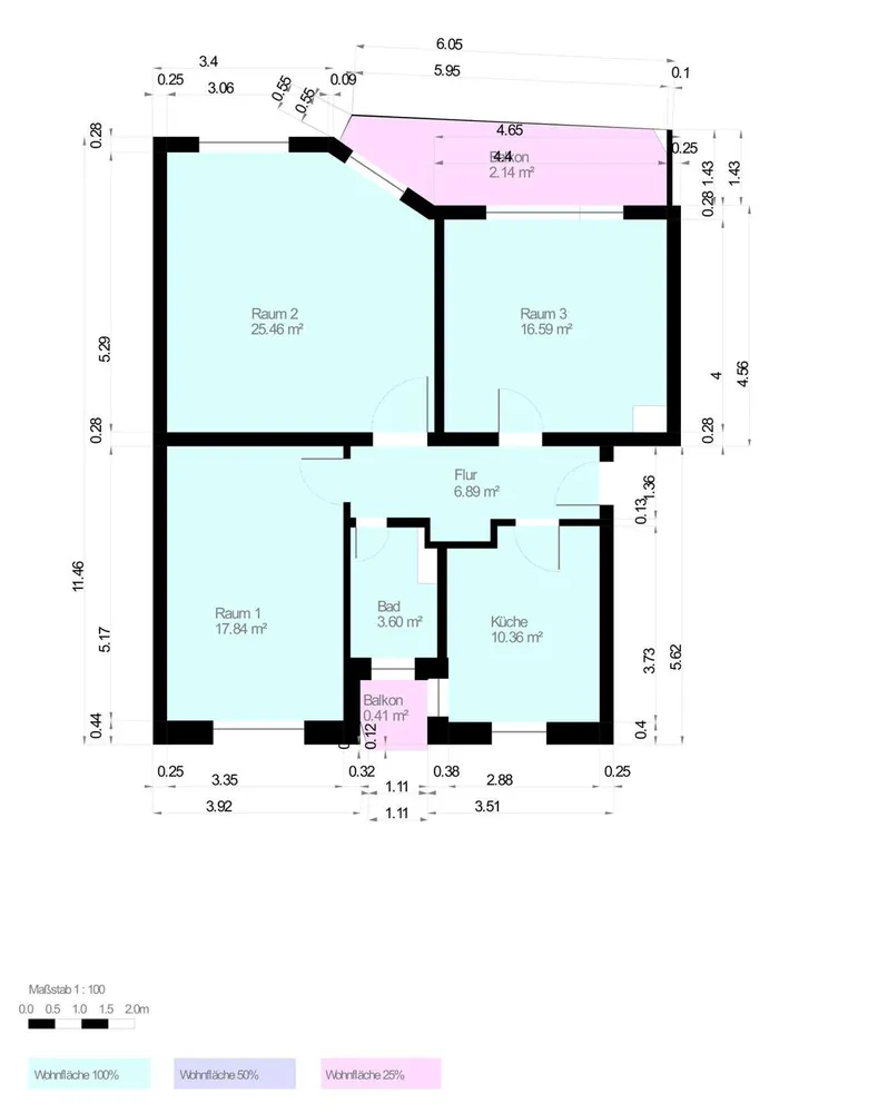 3 Zimmer Wohnung mit 83 m² in Köln – Bild 12