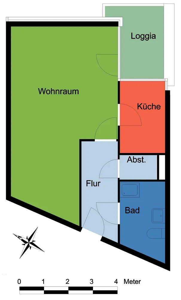 1 Zimmer Wohnung mit 49 m² in Hannover – Bild 4