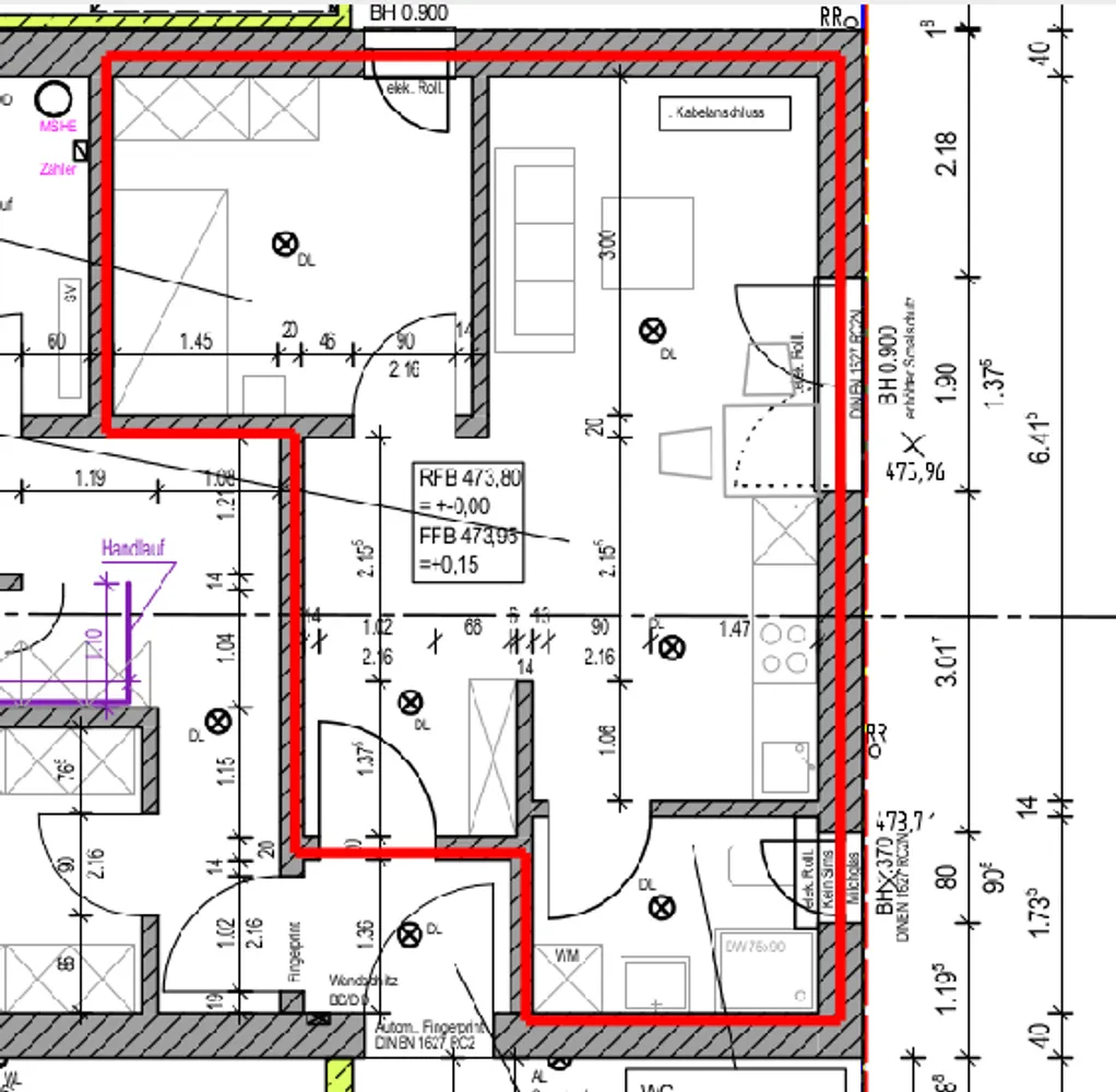 2 Zimmer Wohnung mit 38 m² in Böblingen – Bild 2
