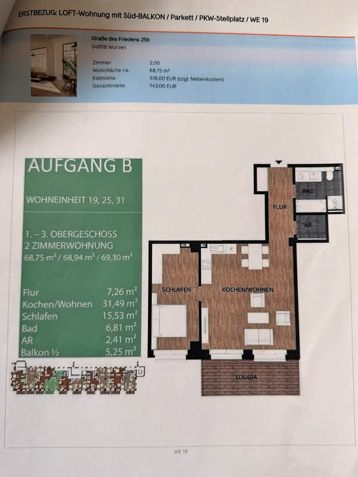 2 Zimmer Wohnung mit 69 m² in Wurzen – Bild 6