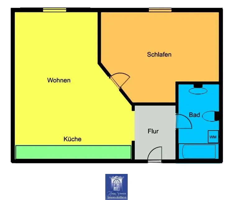 2 Zimmer Wohnung mit 43 m² in Coswig – Bild 5